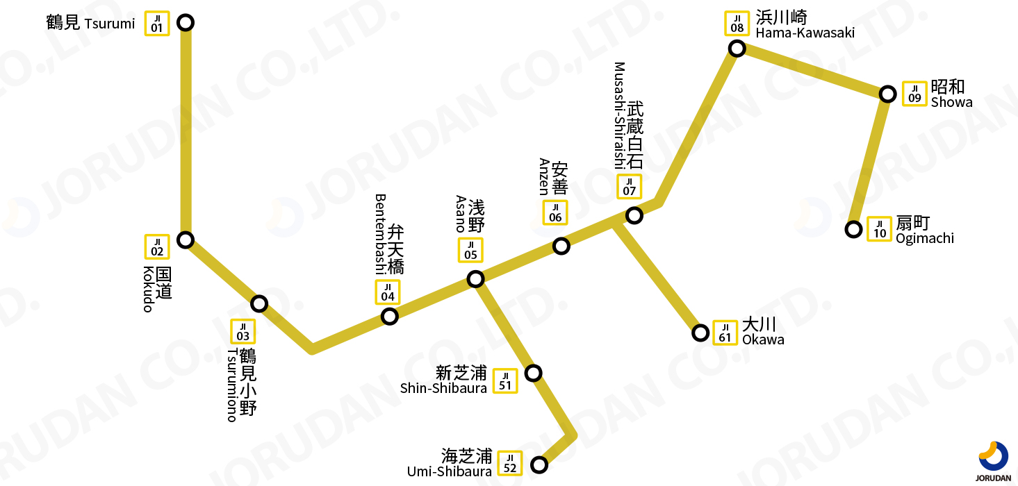 鶴見 路線 図