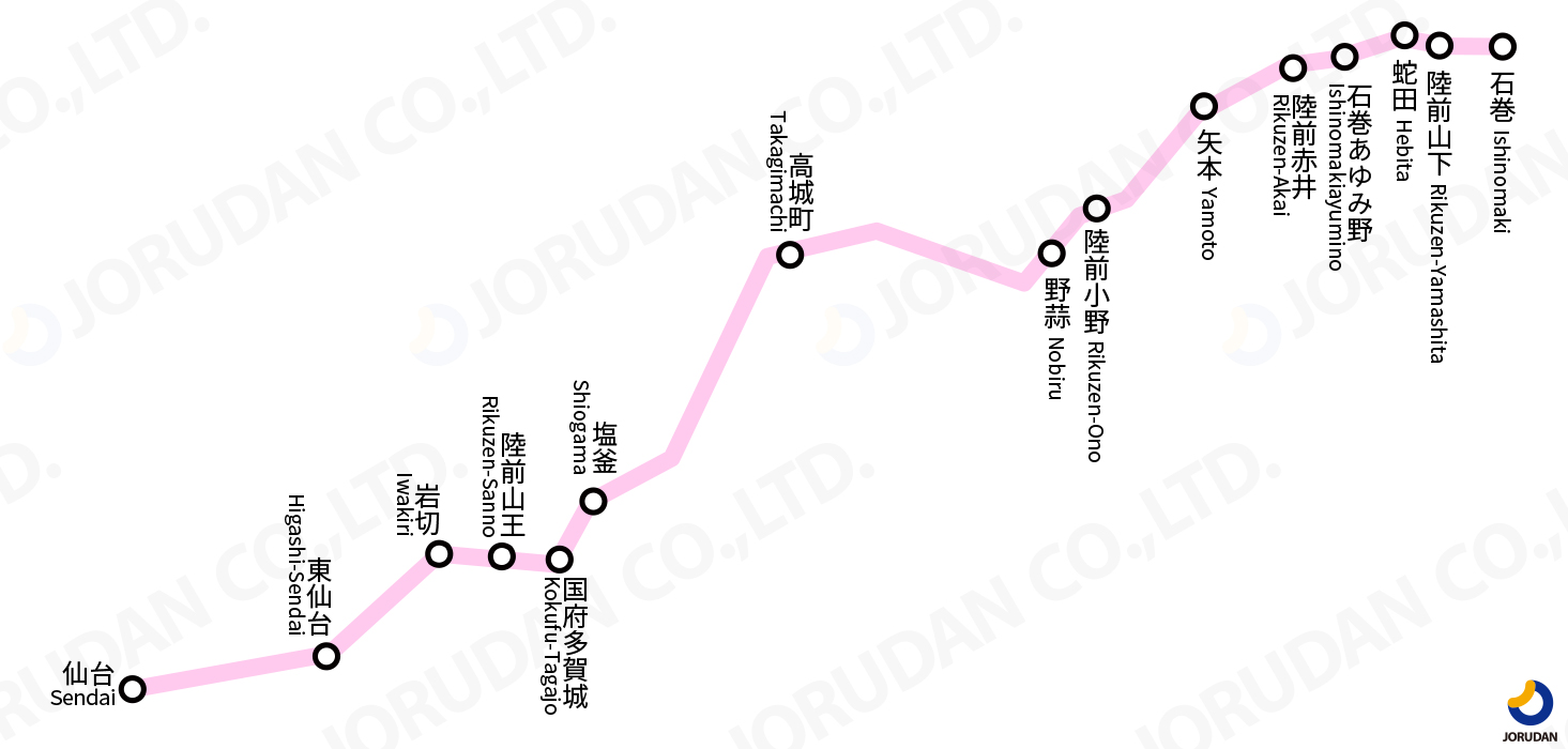 仙台 駅 から 石巻 駅