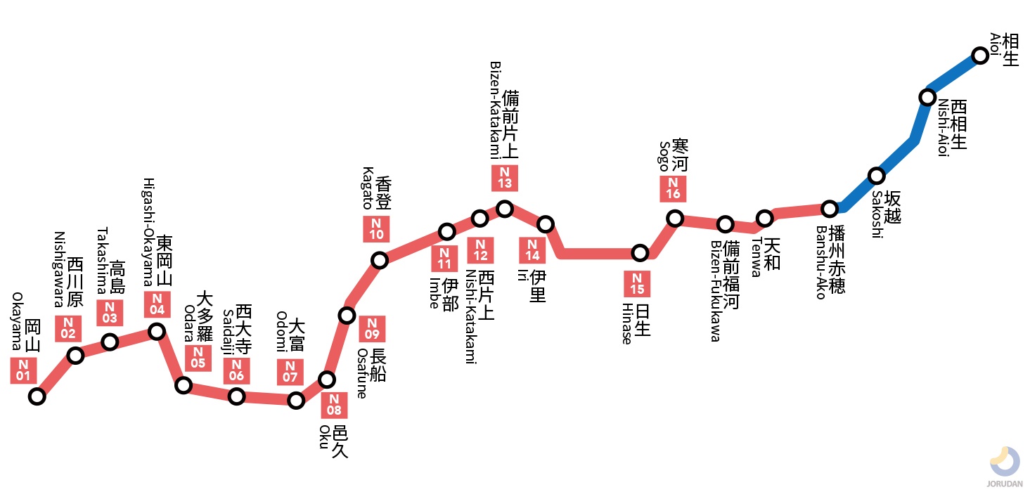 赤穂 線 路線 図